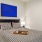 well lit bedroom with two closets