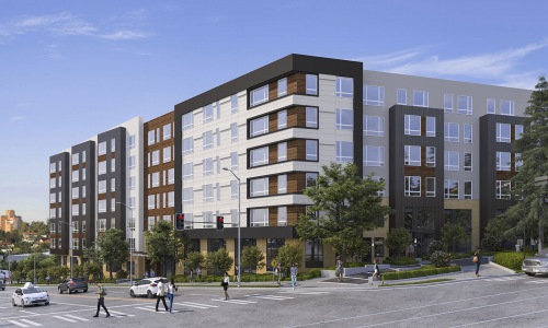 Rendering of Emerson Seattle Apartments exterior